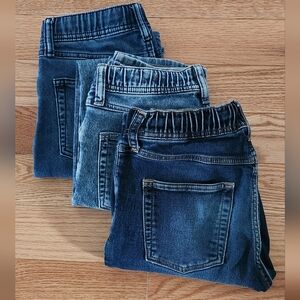 Set of 3! GAP Kids Stretch Slim Pull-On Jeans- Size XL